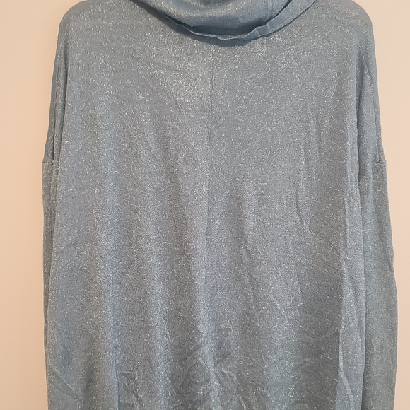 Ladies long sleeve cowl neck retro top - Picture 3 of 4
